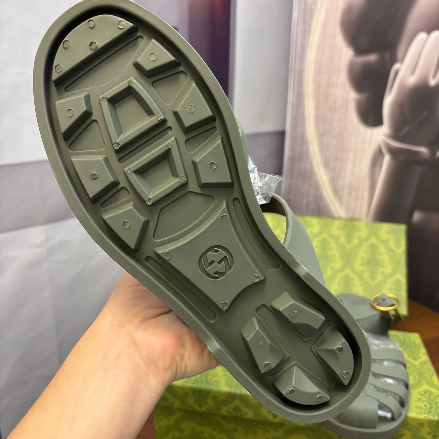 Men's shoes 260💰 [Gucci] Counter quality, top-quality original goods, real photos! Original TPU material, fine workmanship, comfortable; genuine 1:1 replica Size: 38 ~ 46